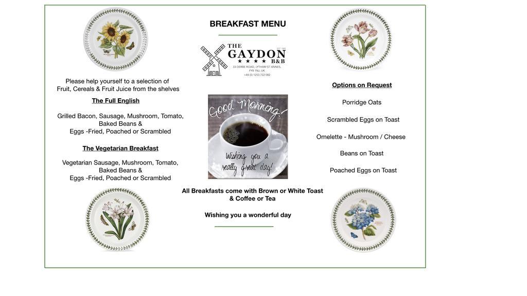 The Gaydon Bed & Breakfast Lytham St Annes Dış mekan fotoğraf